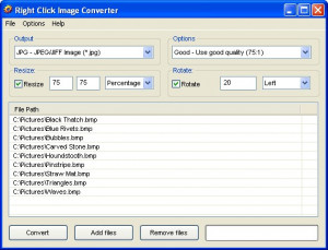Right Click Image Converter - náhled