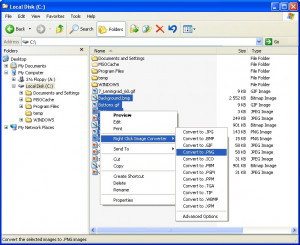 Right Click Image Converter - náhled