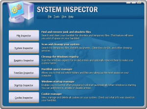 System Inspector - náhled