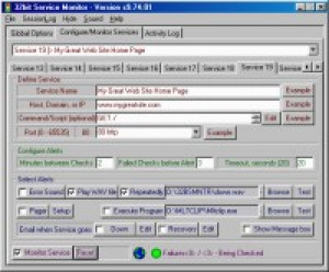 32bit Service Monitor - náhled