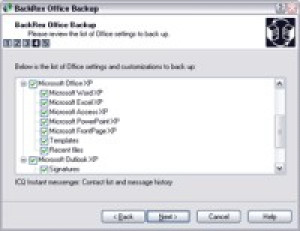 BackRex Office Backup - náhled