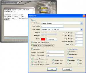 Free Text To PDF Converter - náhled