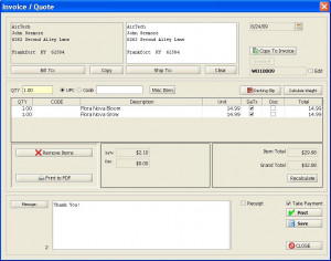 Nevitium Invoice Manager - náhled