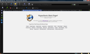 HyperSonic Web Browser - náhled