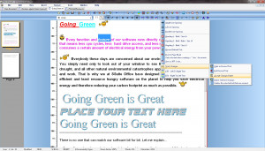 SSuite Office - WordGraph - náhled