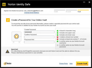 Norton Identify Safe - náhled