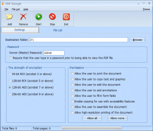 PDF Encrypt - náhled