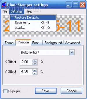 PhotoStamper  - náhled