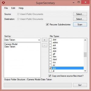 SuperSecretary - náhled