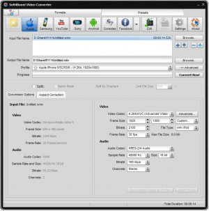 Soft4Boost Video Converter - náhled