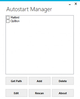 AutoStart Manager - náhled
