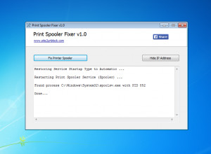 Print Spooler Fixer - náhled