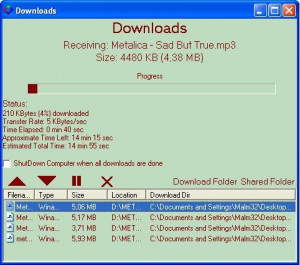 File Sender - náhled