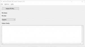 NoVirusThanks PE Export Viewer - náhled