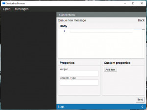 Servicebus Browser - náhled