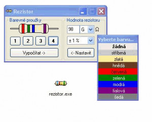 Rezistor - náhled