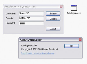 Autologon - náhled
