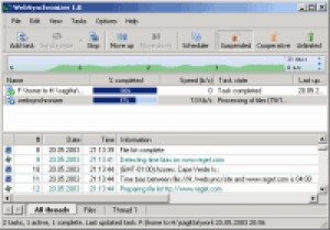WebSynchronizer - náhled