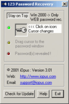 123 Password Recovery - náhled