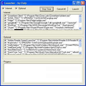 Launcher - náhled