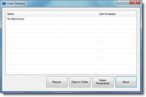 CleanDesktop - náhled