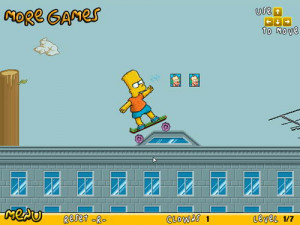 Bart on Skate - náhled