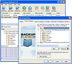Backup Platinum - náhled