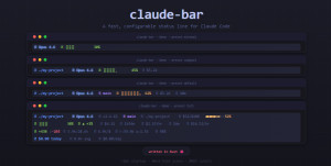 claude-bar - náhled