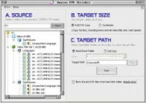 Amazon DVD Shrinker - náhled