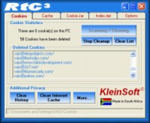 RealTime Cookie Cleaner - náhled