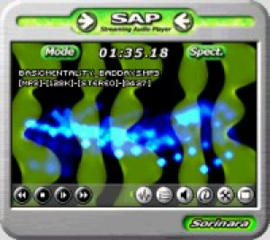 Streaming Audio Player (SAP) - náhled
