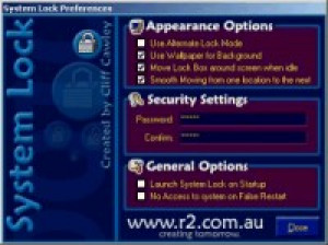 System Lock - náhled