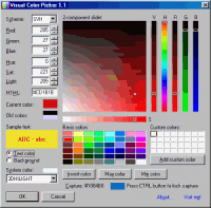 Visual Color Picker - náhled