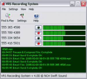 VRS Recording System - náhled