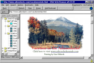 32bit Web Browser - náhled