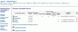 eDock Server - náhled