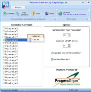 Phonetic Password Generator - náhled