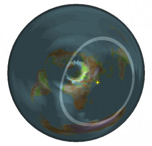 Great Circle Maps - náhled