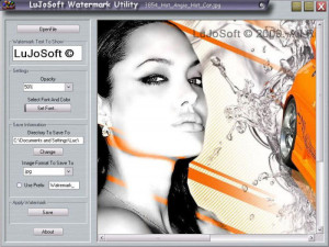 LuJoSoft Watermark Utility - náhled