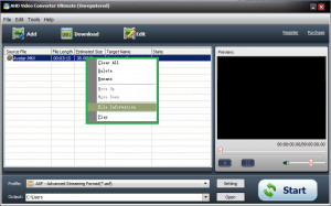 AHD Video Converter - náhled
