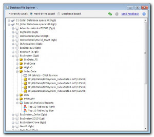 Database File Explorer - náhled