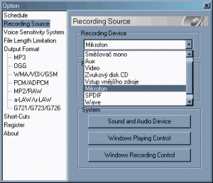 Ease MP3 Recorder - náhled