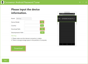 Android Password Tuner - náhled