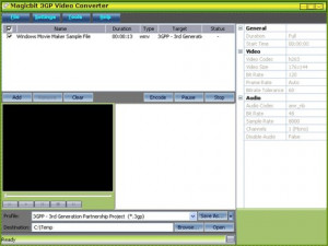 Magicbit 3GP Video Converter - náhled