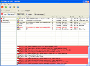 NetShareWatcher - náhled