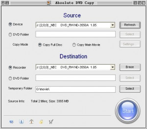 Absolute DVD Copy - náhled