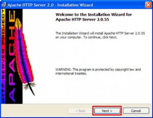 Apache Win32 - náhled