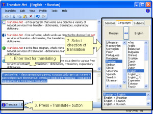 Translate.Net - náhled