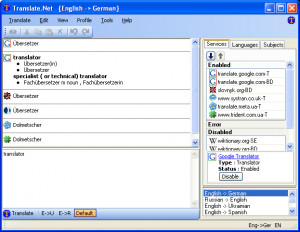 Translate.Net - náhled