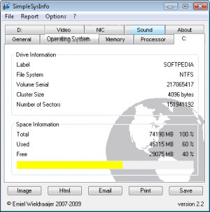 SimpleSysInfo - náhled